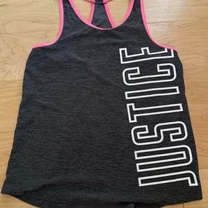 "JUSTICE" Tank Top